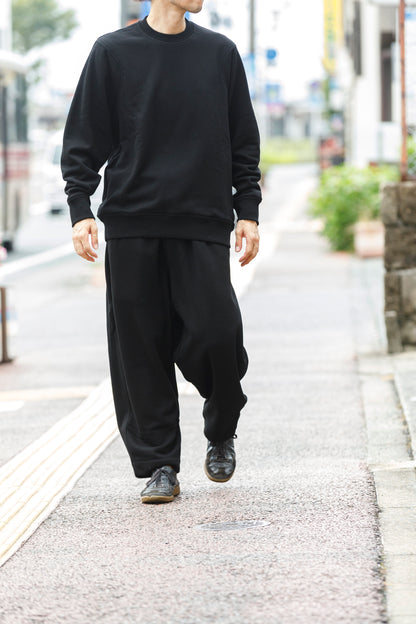 WONDER ROOM / WEG-003 "EGG" Sweat Slacks - Black