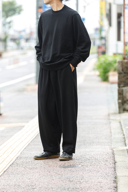 WONDER ROOM / WEG-003 "EGG" Sweat Slacks - Black