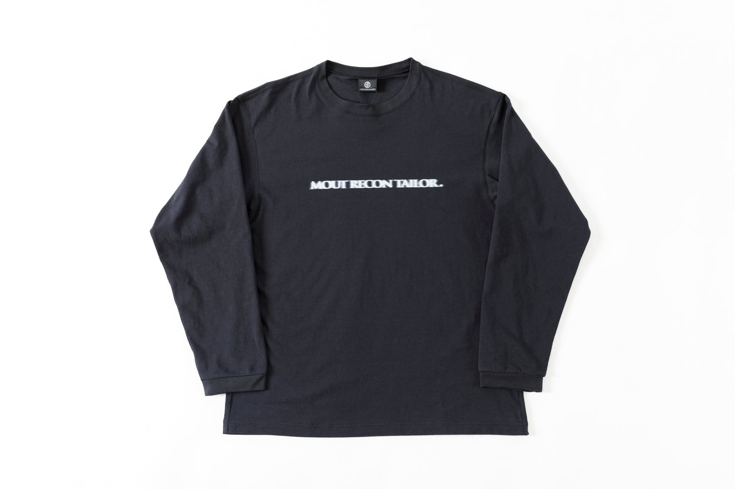 MOUT RECON TAILOR / MT1810 BLUR LOGO LONG SLEEVE T-SHIRT - Black