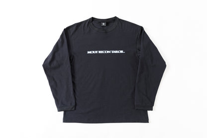 MOUT RECON TAILOR / MT1810 BLUR LOGO LONG SLEEVE T-SHIRT - Black