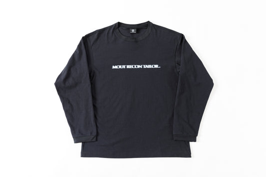 MOUT RECON TAILOR / MT1810 BLUR LOGO LONG SLEEVE T-SHIRT - Black
