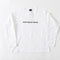 MOUT RECON TAILOR / MT1810 BLUR LOGO LONG SLEEVE T-SHIRT - White