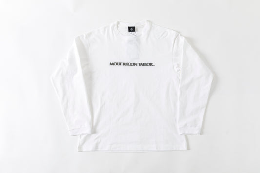 MOUT RECON TAILOR / MT1810 BLUR LOGO LONG SLEEVE T-SHIRT - White