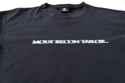 MOUT RECON TAILOR / MT1810 BLUR LOGO LONG SLEEVE T-SHIRT - Black