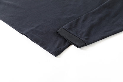 MOUT RECON TAILOR / MT1810 BLUR LOGO LONG SLEEVE T-SHIRT - Black