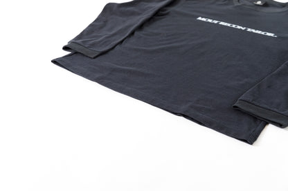 MOUT RECON TAILOR / MT1810 BLUR LOGO LONG SLEEVE T-SHIRT - Black