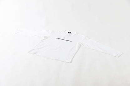 MOUT RECON TAILOR / MT1810 BLUR LOGO LONG SLEEVE T-SHIRT - White