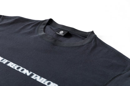 MOUT RECON TAILOR / MT1810 BLUR LOGO LONG SLEEVE T-SHIRT - Black