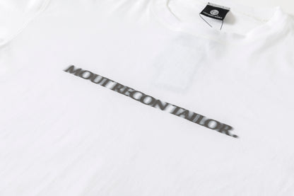 MOUT RECON TAILOR / MT1810 BLUR LOGO LONG SLEEVE T-SHIRT - White
