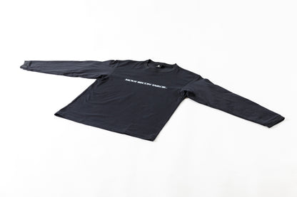 MOUT RECON TAILOR / MT1810 BLUR LOGO LONG SLEEVE T-SHIRT - Black