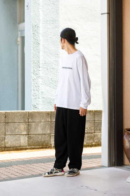 MOUT RECON TAILOR / MT1810 BLUR LOGO LONG SLEEVE T-SHIRT - White