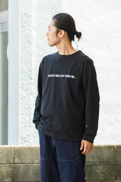 MOUT RECON TAILOR / MT1810 BLUR LOGO LONG SLEEVE T-SHIRT - Black
