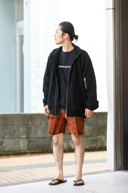 MOUT RECON TAILOR / MT1810 BLUR LOGO LONG SLEEVE T-SHIRT - Black