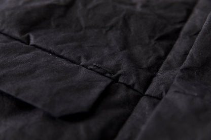 山内 25222-co / シールドコットン・ヘビークロス中綿入りブルゾン - Black