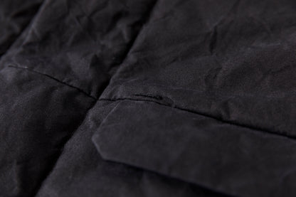 山内 25222-co / シールドコットン・ヘビークロス中綿入りブルゾン - Black