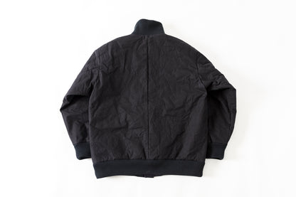 山内 25222-co / シールドコットン・ヘビークロス中綿入りブルゾン - Black