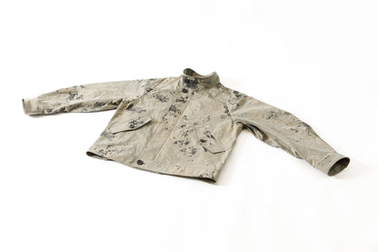 山内 25221 / 3wayシールドコットン・ジップジャケット - khaki × arimatsu black