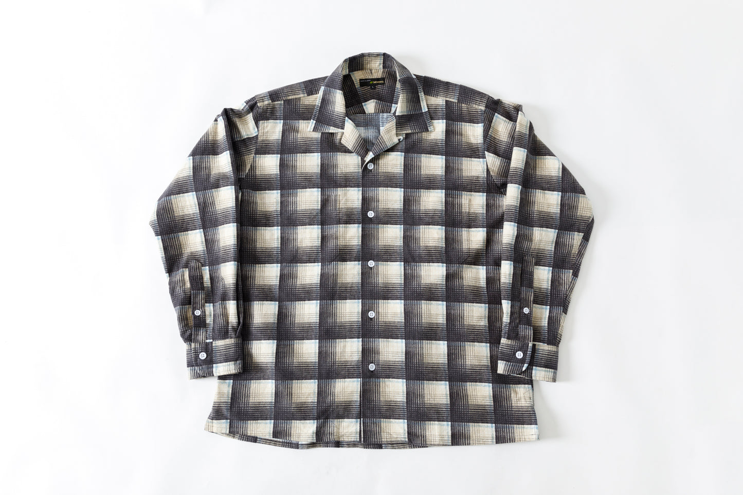MOJITO / ABSHINTH SHIRT_cotton flannel plaid - Gray