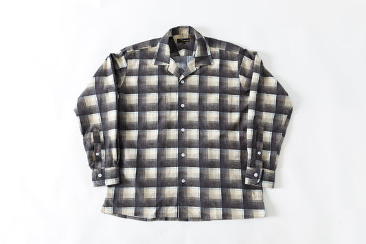 MOJITO / ABSHINTH SHIRT_cotton flannel plaid - Gray