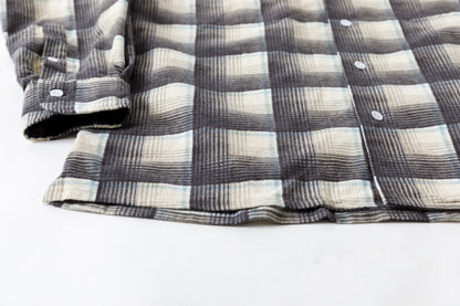 MOJITO / ABSHINTH SHIRT_cotton flannel plaid - Gray