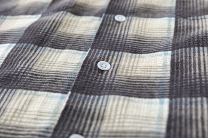 MOJITO / ABSHINTH SHIRT_cotton flannel plaid - Gray