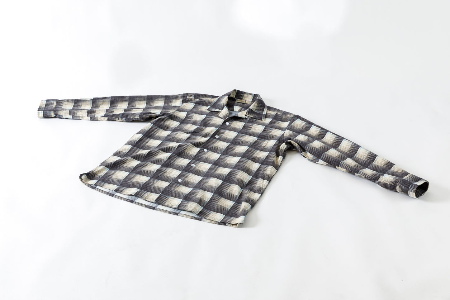 MOJITO / ABSHINTH SHIRT_cotton flannel plaid - Gray