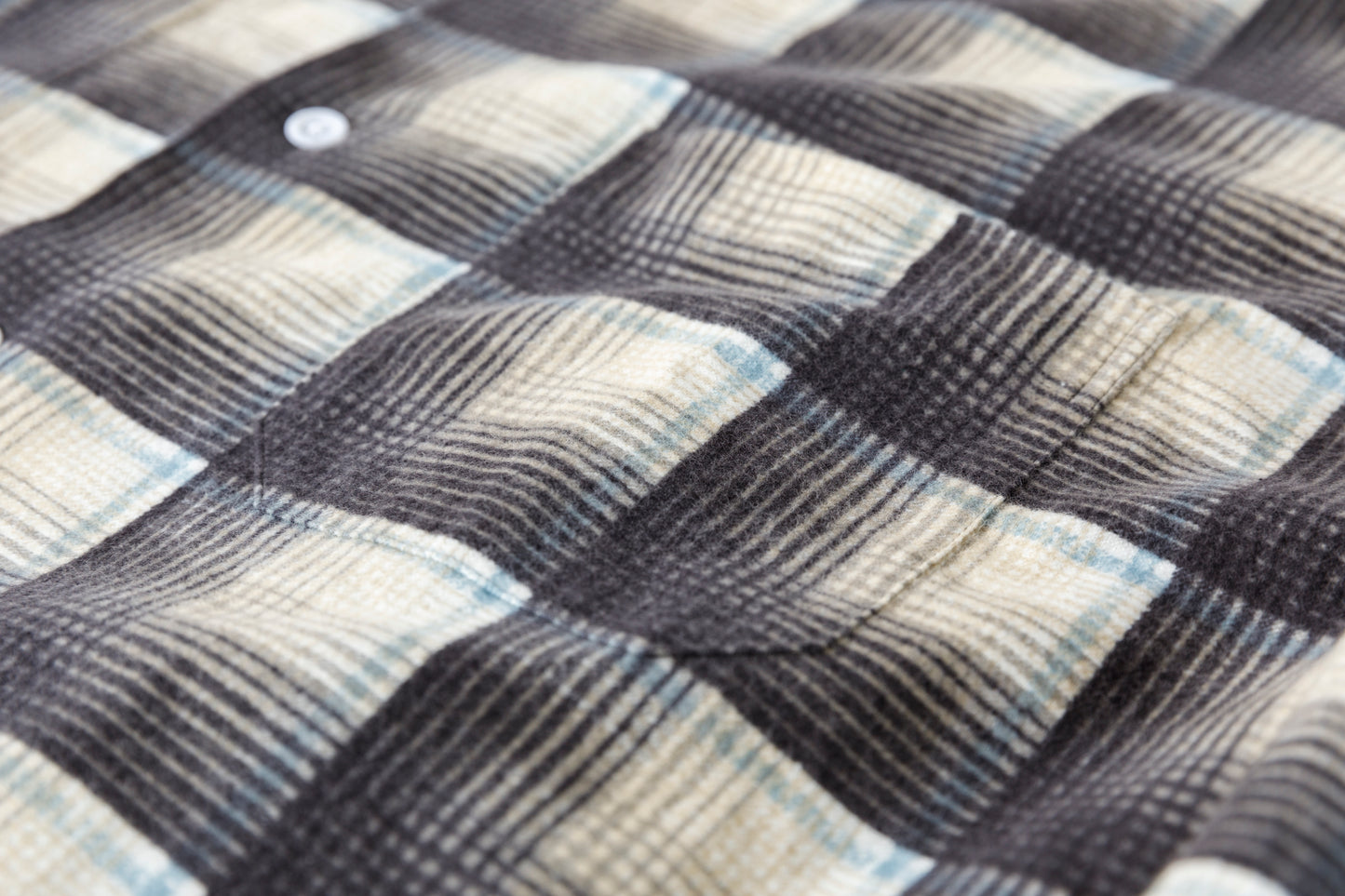 MOJITO / ABSHINTH SHIRT_cotton flannel plaid - Gray