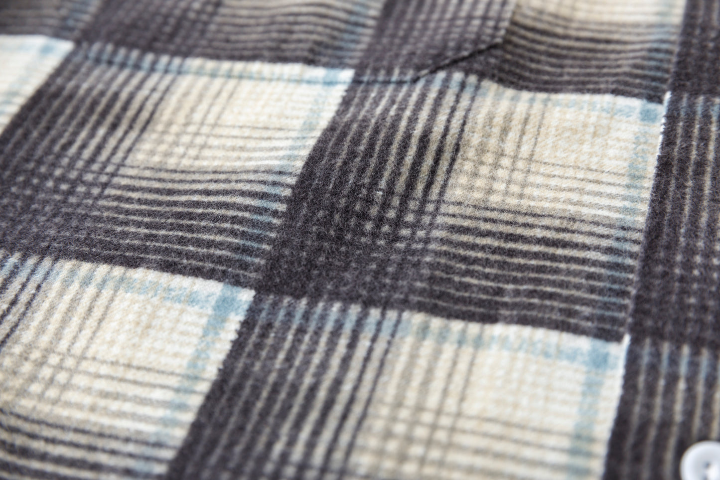 MOJITO / ABSHINTH SHIRT_cotton flannel plaid - Gray