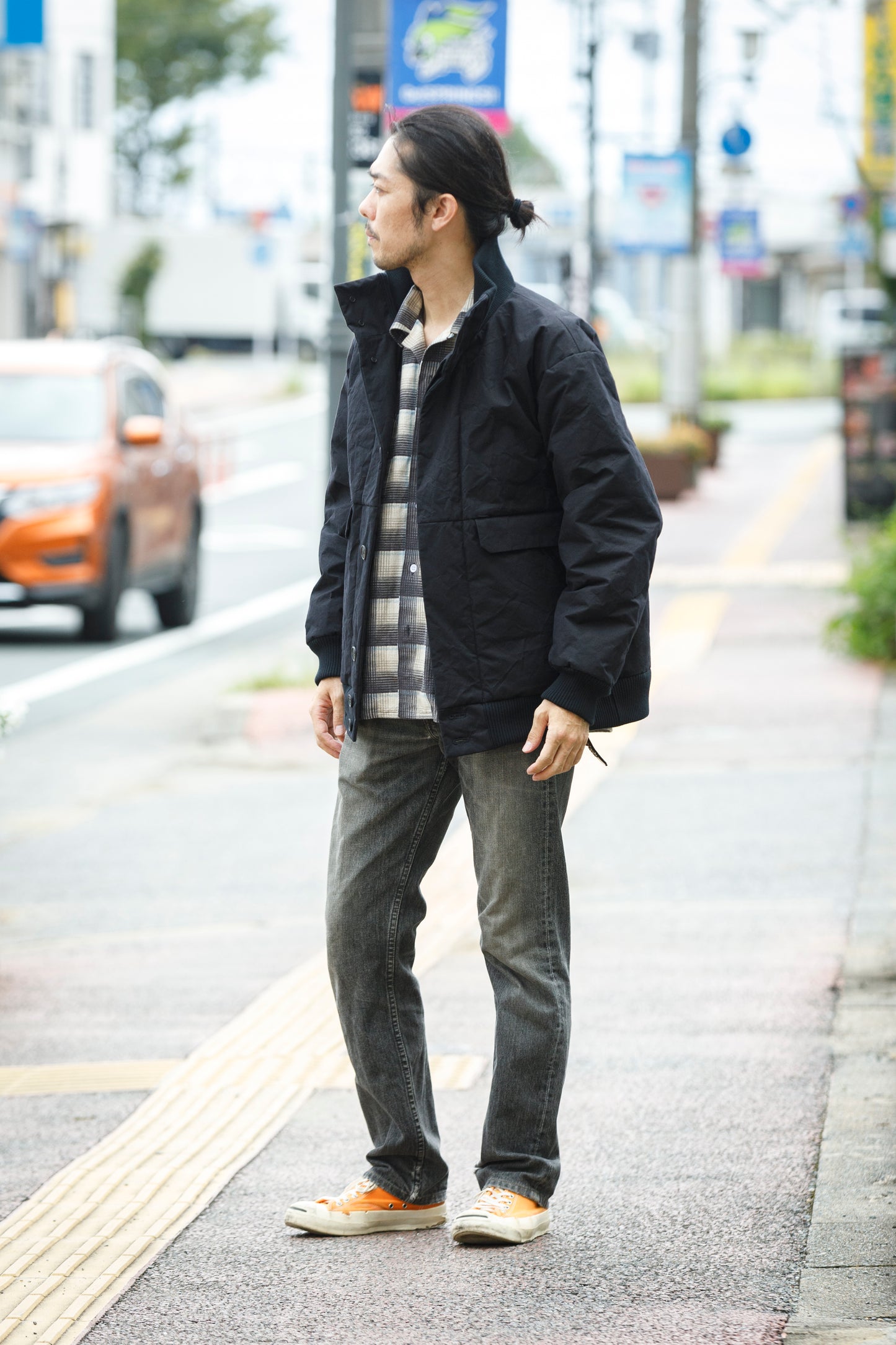 MOJITO / ABSHINTH SHIRT_cotton flannel plaid - Gray