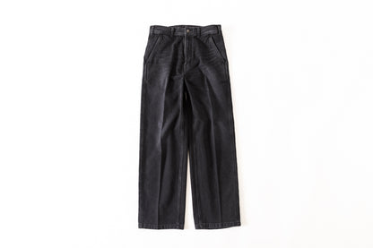 SARTO / EMBROIDERY DENIM PANTS - WASHED BLACK