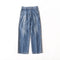 SARTO / EMBROIDERY DENIM PANTS - WASHED INDIGO
