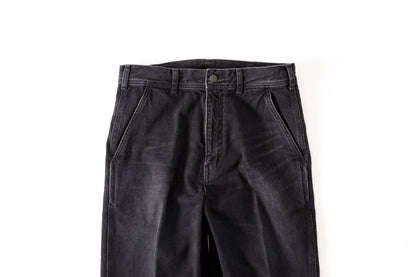 SARTO / EMBROIDERY DENIM PANTS - WASHED BLACK