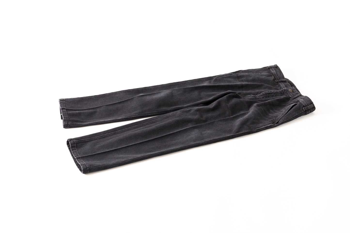 SARTO / EMBROIDERY DENIM PANTS - WASHED BLACK
