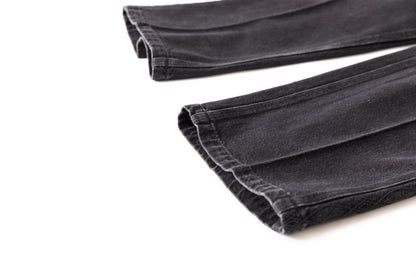 SARTO / 252-20003 EMBROIDERY DENIM PANTS - WASHED BLACK