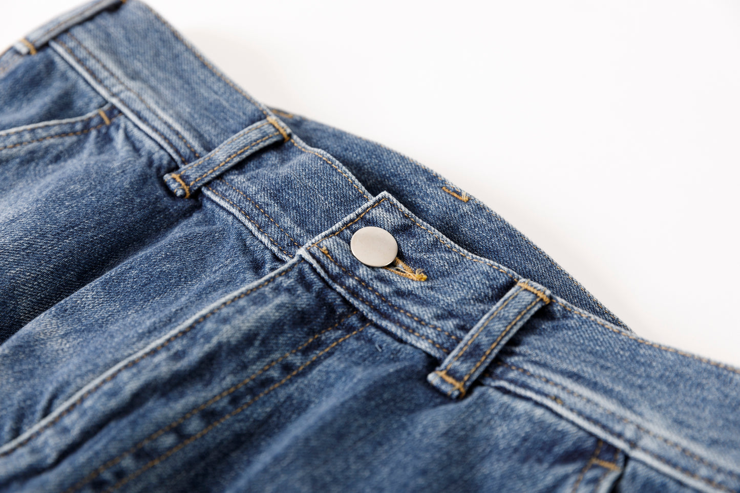 SARTO / EMBROIDERY DENIM PANTS - WASHED INDIGO