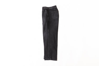 SARTO / EMBROIDERY DENIM PANTS - WASHED BLACK