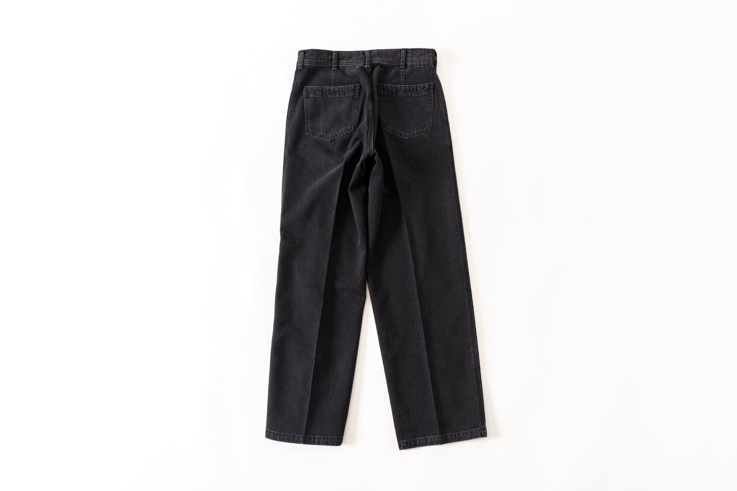 SARTO / EMBROIDERY DENIM PANTS - WASHED BLACK