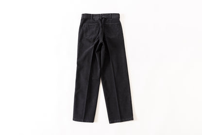 SARTO / EMBROIDERY DENIM PANTS - WASHED BLACK