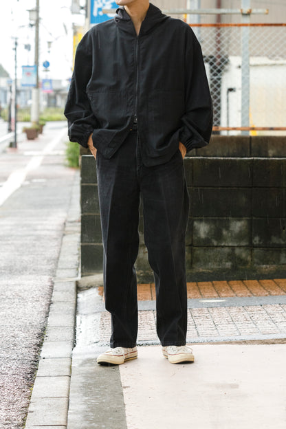 SARTO / EMBROIDERY DENIM PANTS - WASHED BLACK