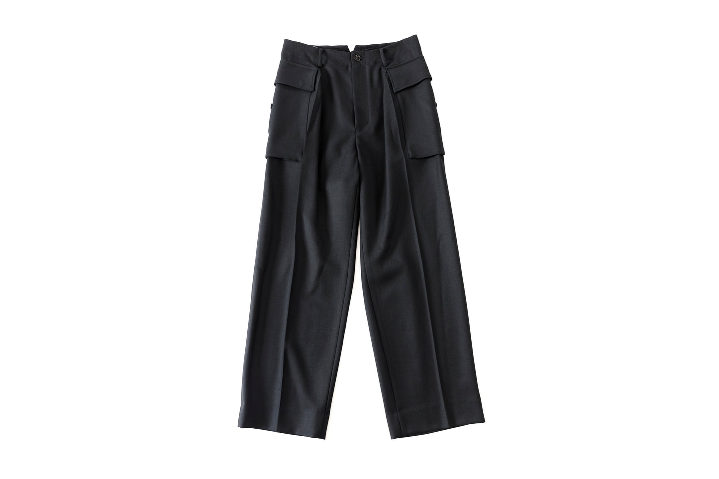 SARTO / 252-12001 CARGO PANTS(DRY WOOL TWILL) - BLACK