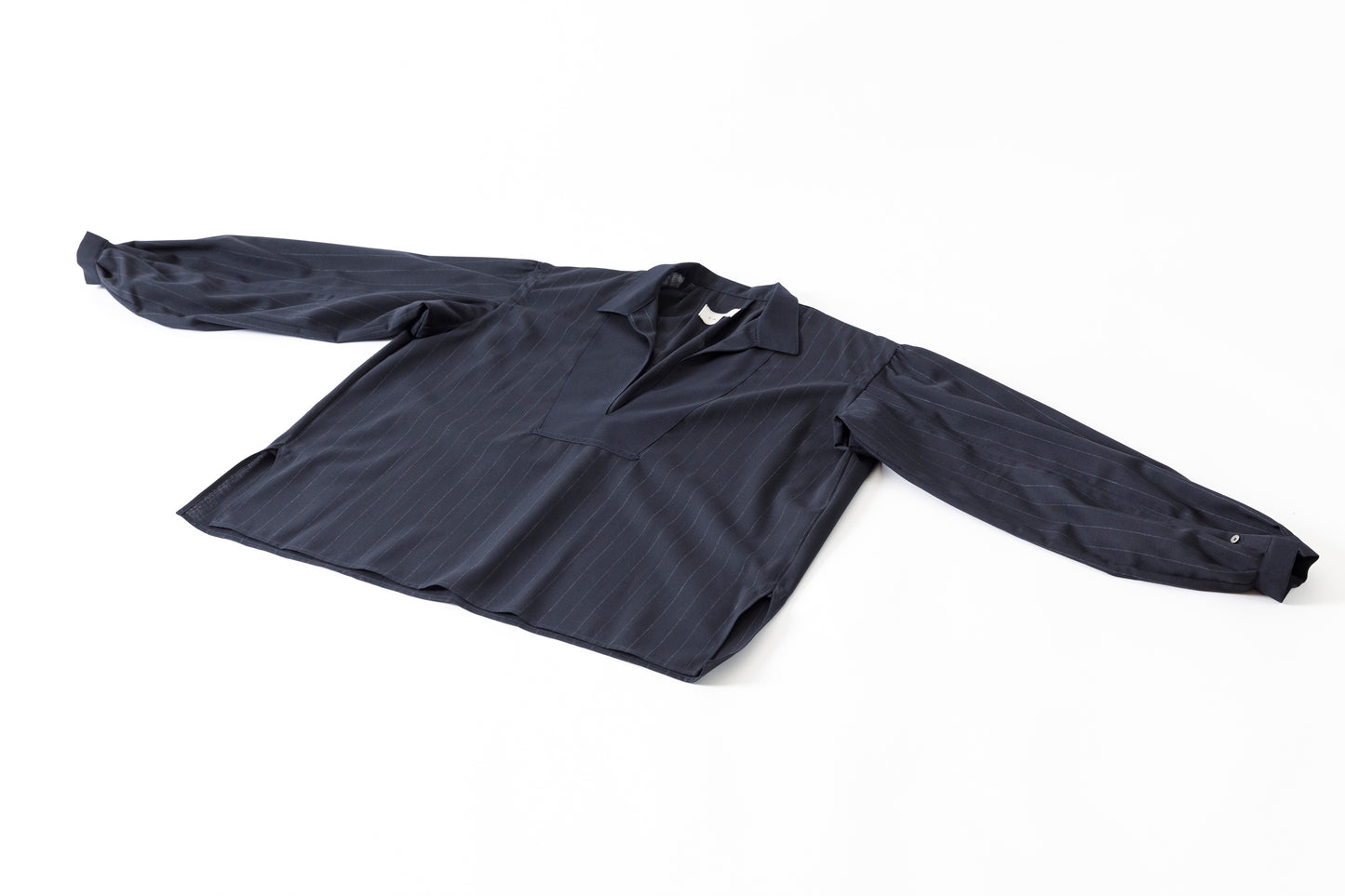 SARTO / 242-13001  SKIPPER PULL OVER(HARD TWISTED WOOL) - NAVY CHALK STRIPE