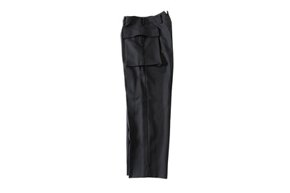 SARTO / 252-12001 CARGO PANTS(DRY WOOL TWILL) - BLACK
