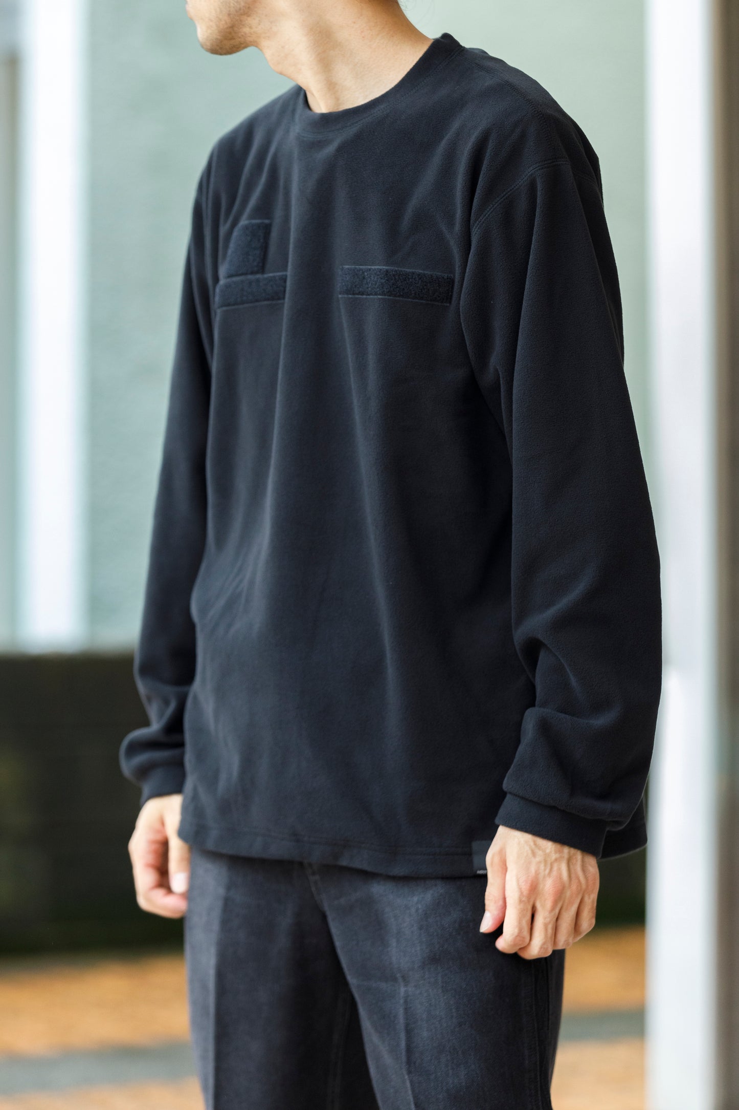 MOUT RECON TAILOR / MT1808 MOUT LIGHT THERMAL CREW NECK - Black