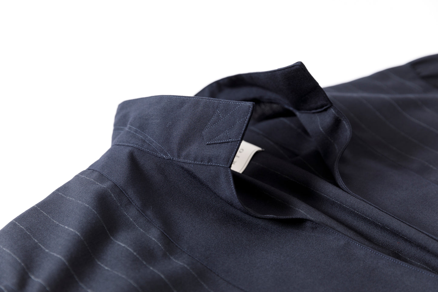 SARTO / 242-13001  SKIPPER PULL OVER(HARD TWISTED WOOL) - NAVY CHALK STRIPE