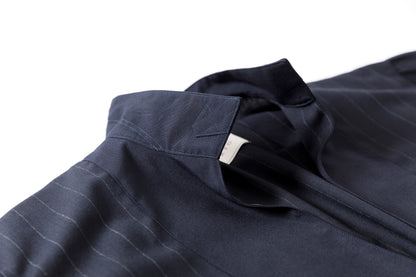 SARTO / 242-13001  SKIPPER PULL OVER(HARD TWISTED WOOL) - NAVY CHALK STRIPE