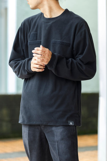 MOUT RECON TAILOR / MT1808 MOUT LIGHT THERMAL CREW NECK - Black