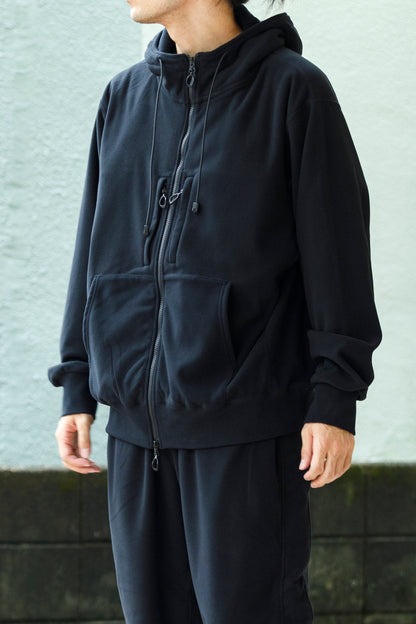 MOUT RECON TAILOR / MT1803 MOUT WIND PRO FULL ZIP FIELD HOODIE - Black