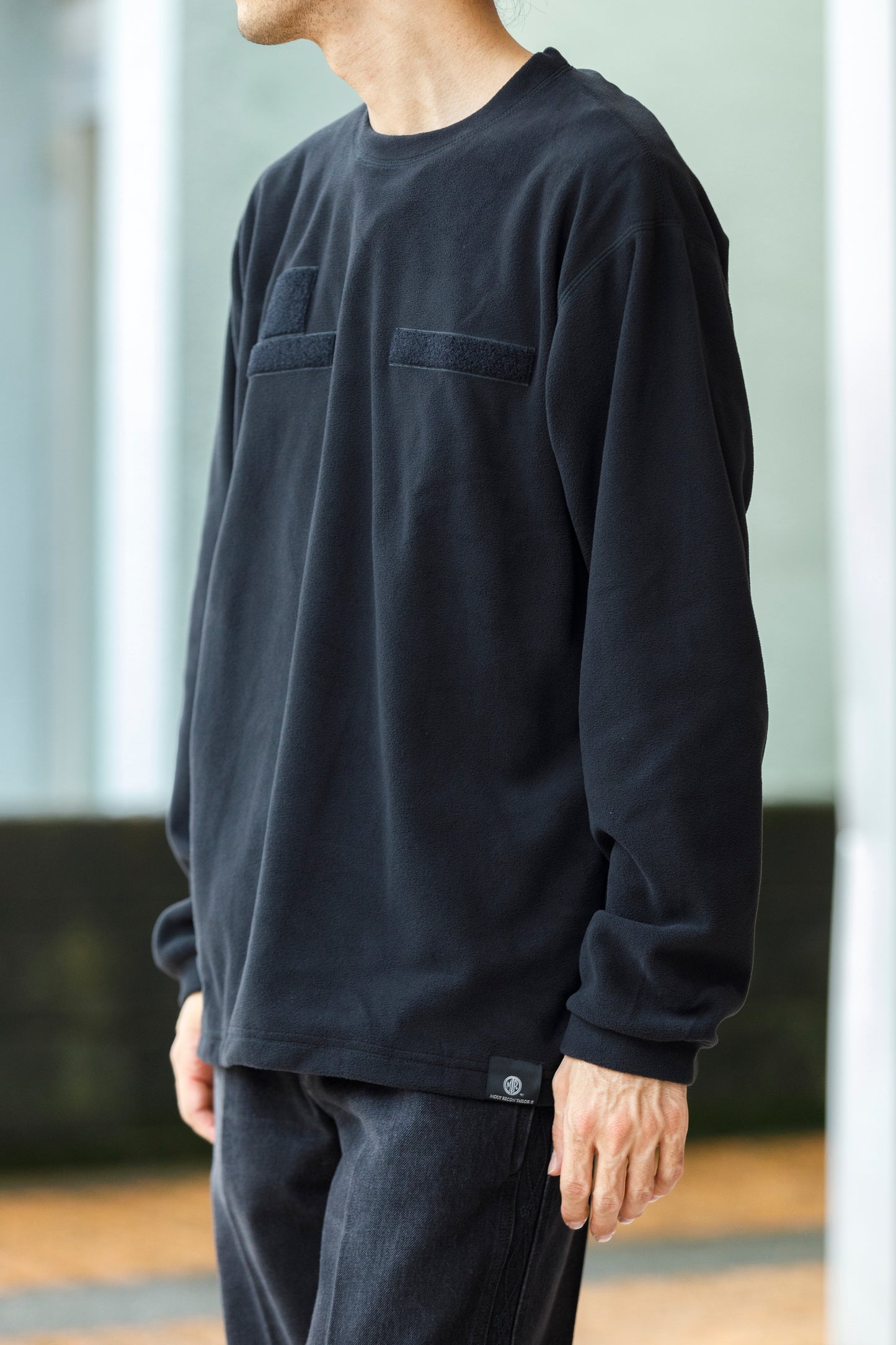 MOUT RECON TAILOR / MT1808 MOUT LIGHT THERMAL CREW NECK - Black