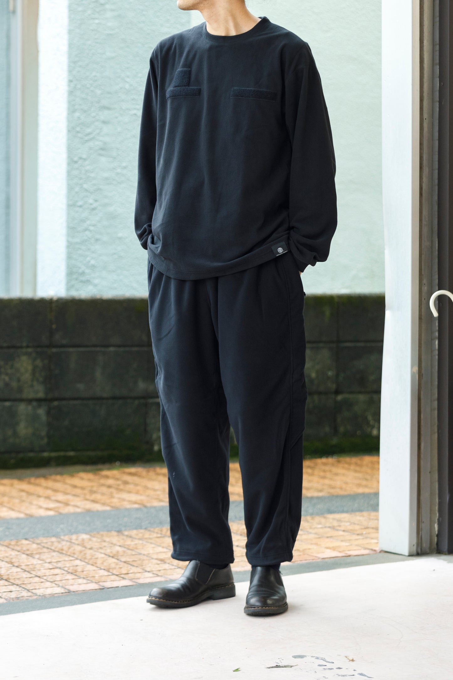 MOUT RECON TAILOR / MT1808 MOUT LIGHT THERMAL CREW NECK - Black