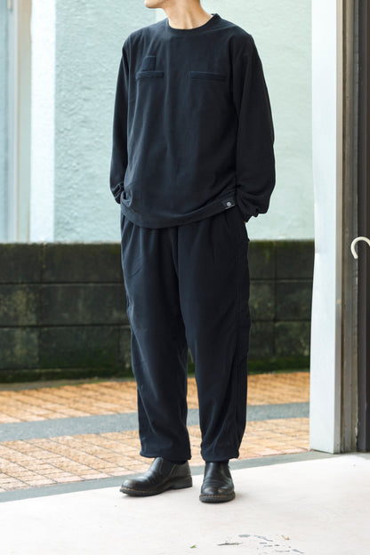 MOUT RECON TAILOR / MT1808 MOUT LIGHT THERMAL CREW NECK - Black